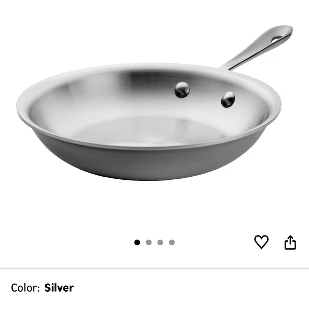 All-Clad Stainless Steel Fry Pan 8” - Picture 6 of 6
